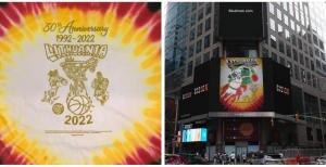 lithuanian tie dye t-shirt, Lithuanian basketball tie dye t-shirt, lithuania tie dye, times square