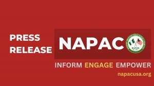 NAPAC USA Press Release Banner