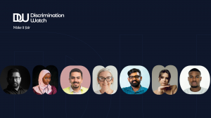 A visual of people of all races, age, gender and socio-economic background as career professionals without discrimination.