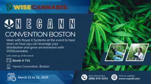 Royal 4 Systems will be showcasing its comprehensive WISECannabis software suite, designed to manage the entire inventory process from seed to sale. WISECannabis offers a complete solution, integrating ERP and WMS functionalities to help businesses elimin