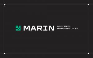 MARIN logo on a black background