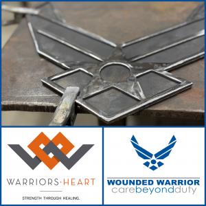 Warriors Heart built the symbolic cauldron for the 2025 Air Force & Marine Corps Trials’ Opening Ceremony in their Wood and Metal Shops, which are electives during their 42-day on-site residential treatment program that is exclusively for warriors.