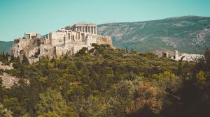 The Acropolis seen from a different perspective in one of Fernwayer's private Athens tours.