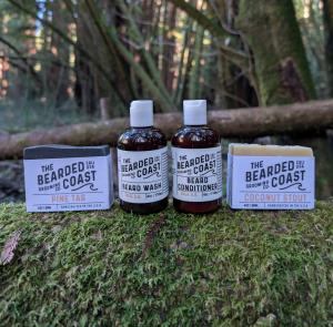 Bearded Coast Beard Wash and Conditioner and Men's Utility Soap Bar
