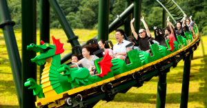 Dragon rollercoaster at Legoland Malaysia