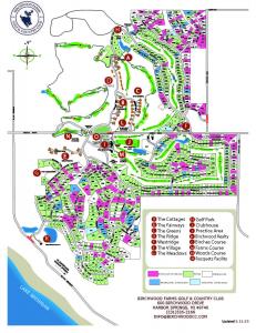 Map of Available Property Lots for Sale and Developer Owned Lots