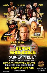 Super Showdown Event Poster
