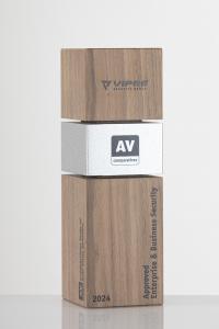 Trophy with the inscription VIPRE 2024 Approved Enterprise & Business Security