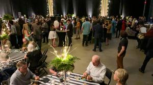 Party goers at the awards night gala at the Julien Dubuque International Film Festival Credit: Digital Dubque