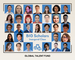 Photo montage of the 31 members of the inaugural class of BIG Scholars