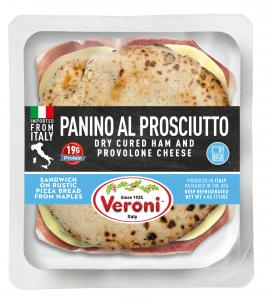 Panino al Prosciutto (dry cured ham and provolone cheese)