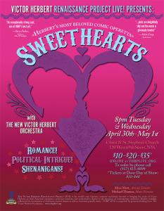 Sweethearts, the 1913 classic Victor Herbert operetta at Christ & St. Stephen's Church, April 30 & May 1