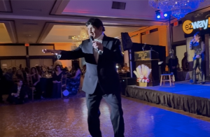 John Michael Ferrari entertains at Oscar Viewing Fundraiser 2025