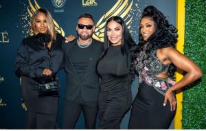  Group Photo (Jackie Christie, Dr. Natasha Weems, George Rojas, Renee Graziano at Amaré Heroes of Change Icon Awards): A group of influential leaders pose together at the Amaré Heroes of Change Icon Awards. From left to right: Jackie Christie, Dr. Natasha