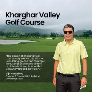 Vijit's view on Kharghar Valley Golf Course