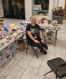 The Starlite Dungeon Owner with Anime toys