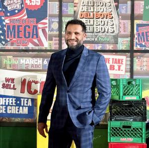 Photo of actor Ahmed Lucan at the premiere of Hulu series DELI BOYS