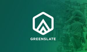 GreenSlate Logo With Production Background