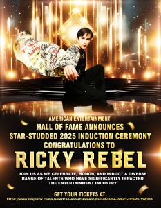 American Entertainment Hall of Fame Announces 2025 Induction Ceremony to Ricky Rebel