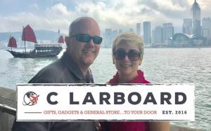 The founders of C Larboard, Zoé and Rich Coulcher