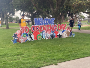 Opening day for The Los Angeles Trial Lawyers Charities ninth-annual Buddy Ball in Long Beach