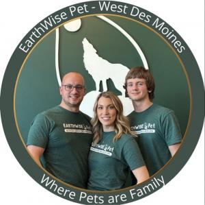 The Moore Family pictured in their new EarthWise Pet store.
