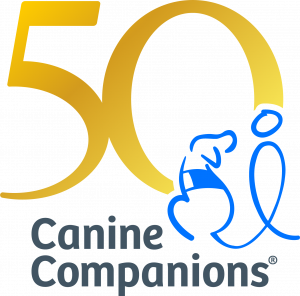 Canine Companions 50th Anniversary logo