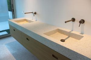 terrazzo design: terrazzo floating sinks 