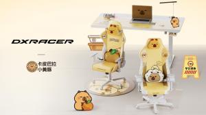 DXRACER X Capybara Gaming Chair and Desk Collaboration