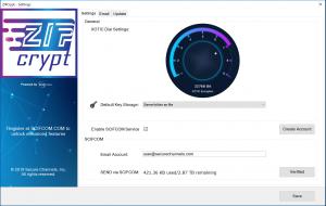 SCIFCOM Dial Screenshot
