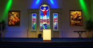 Hand Painted paintings in the Chapel Virginia Beach