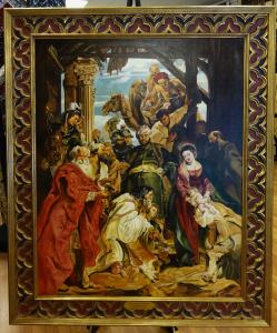 Prestige skilled artist copy of Rubens " Adoration of the Magi" Hand painted to size