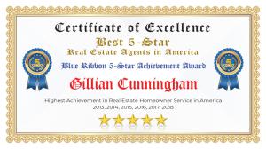 Gillian Cunningham Certificate of Excellence McKinney TX