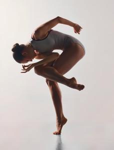 Dancer in an artistic pose