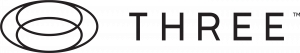 The THREE International Logo in black.