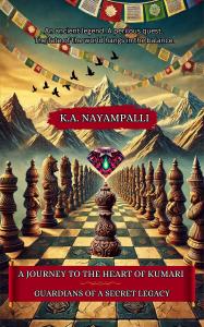 Book cover of “Guardians of a Secret Legacy” by K.A. Nayampalli, a young adult fantasy novel rooted in Nepalese culture.