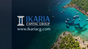 Ikaria Capital Group Official Digital Acknowlgement Graphic with Logo and Web Address
