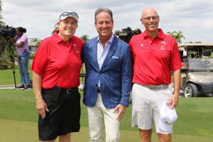 Boca West Children's Foundation supporters Joel Macher and Matt Linderman join Chairman Richard Zenker at the event