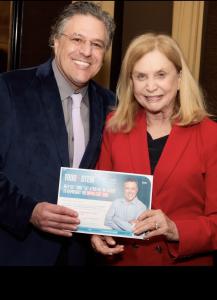 Former Congresswoman Carolyn Maloney and District Leader candidate Todd J. Stein