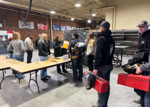 Students checking in to compete at Welding Wars 2025