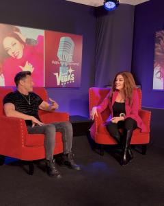 Interviewing Jeff Timmons on Hey Vegas TV (Pompey Entertainment)