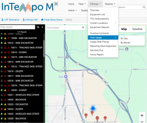 Filtering your fleet view to identify equipment being used beyond contract terms allows you to be proactive with customers and remedy the situation before overages get out of hand