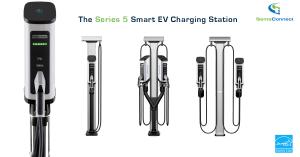 SemaConnect Series 5 charging stations are EnergyStar certified and feature optional cable management