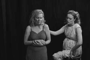 Lin Gathright and Jaclyn Bethany in Interior _ Panic Photo by Craig Mulcahy