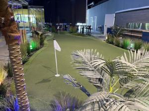 The Bunker Putting Green Landscaped