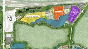 Master plan of Nickelodeon resort Everest Place, Orlando.