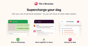 Chat on WhatsApp, Work together on Slack, Interact on Web