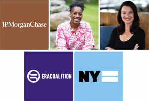 2025 Honorees JP Morgan Chase, Jacqueline Woodson, Fran Drescher, ERA (Equal Rights Amendment) Coalition, New Yorkers for Equal Rights (Photo credits: NYWF)