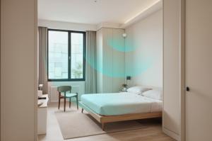 Pontosense Silver Shield installed discreetly on a wall in a residential home, providing contactless monitoring without cameras or microphones.