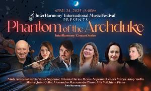 cellist Misha Quint, violinist Lenora Marya-Anop, pianist Alessandro Mazzamuto, soprano Ninfa Azucena Garcia Yanez and mezzo-soprano Brianna Davies, Alla Milchtein on piano